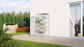 Växthus Ida 900 Alu Glas 0,9 m² Vitavia 